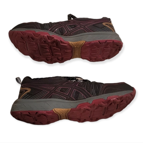 Womens Asics gel venture 7 size 8 color grey/purple - Picture 3 of 5